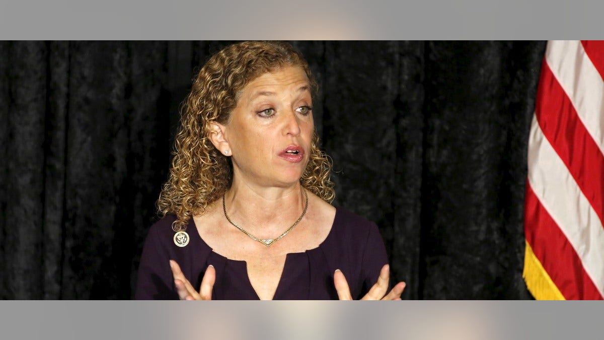 Democratic Florida Rep. Debbie Wasserman Schultz speaks before introducing Vice President Joe Biden at a meeting with Jewish community leaders at the David Posnack Jewish Community Center in Davie, Fla., Sept. 3, 2015. (REUTERS/Joe Skipper)