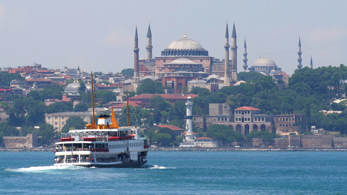 Ferry in waters of Istanbul