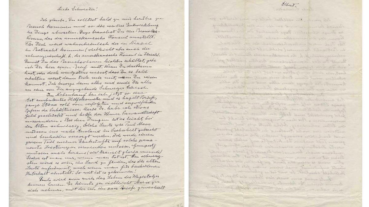 Albert Einstein Nazi letter