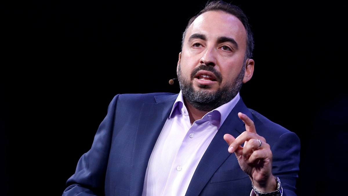 FILE PHOTO - Facebook Chief Security Officer Alex Stamos gives a keynote address during the Black Hat information security conference in Las Vegas, Nevada, U.S. July 26, 2017. REUTERS/Steve Marcus/File Photo - RC1B0D682220