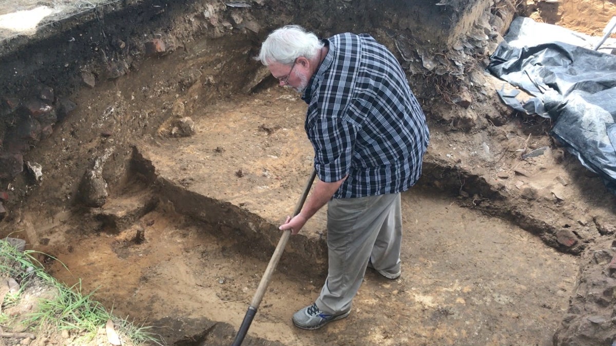 Digging in Trench