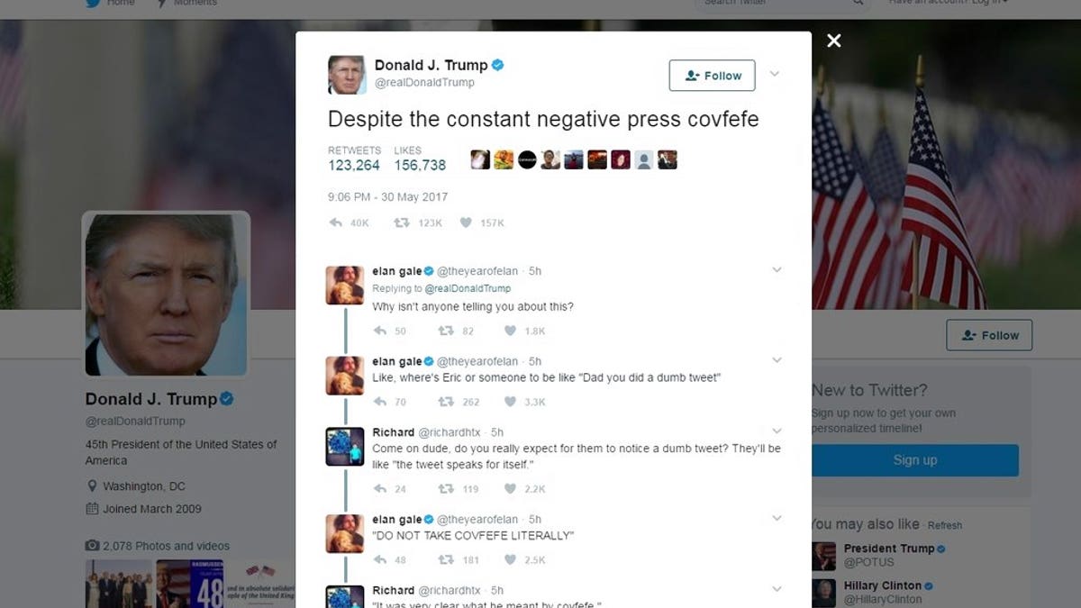 Covfefe Trump