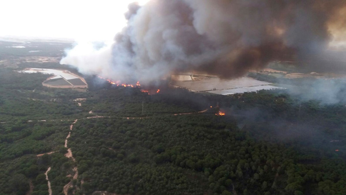 Spain fire