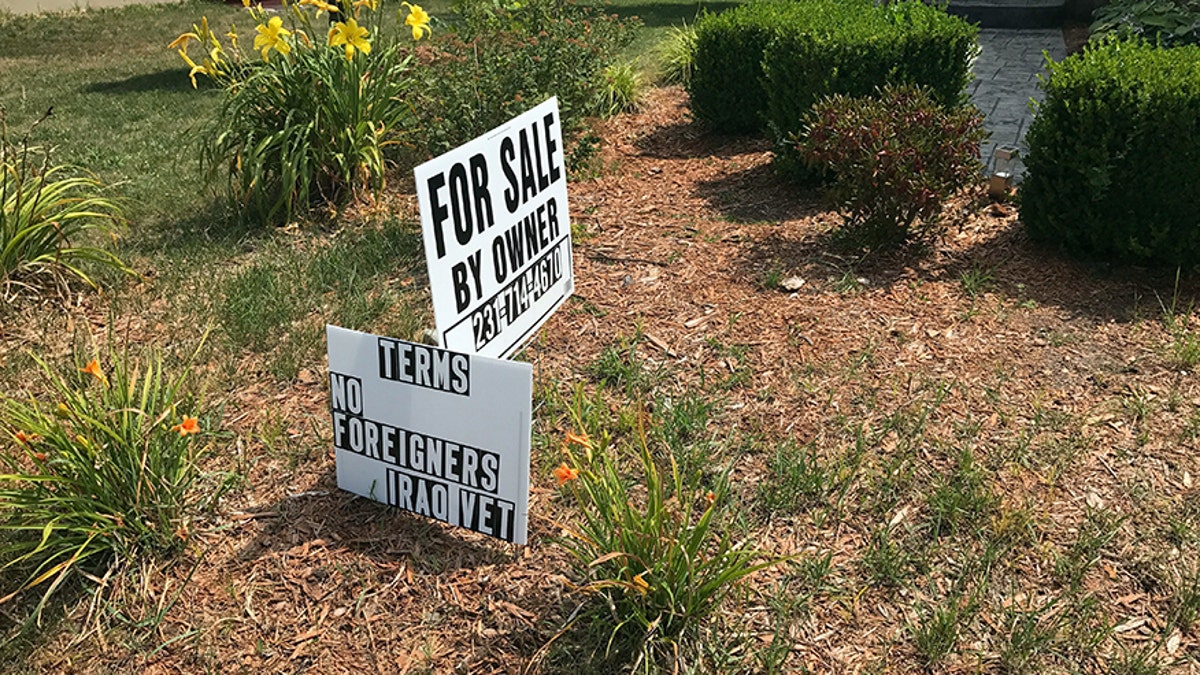 no foreigners home sale