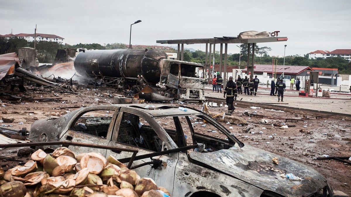 ghana gas station explosions