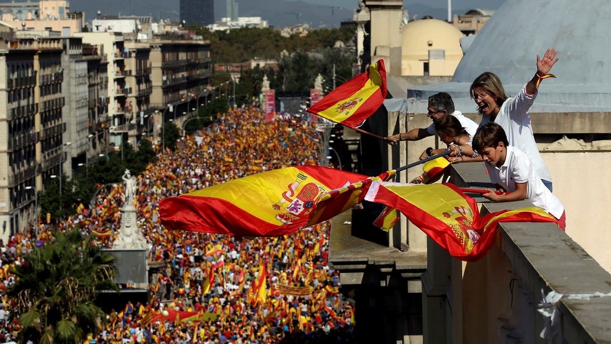 catalonia secession protest