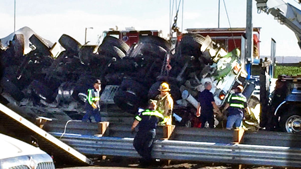Rialto, CA Semi-Truck Crash