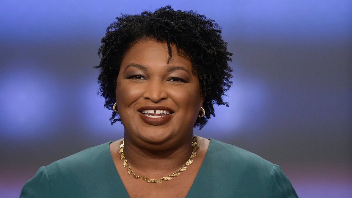 In this May 20, 2018, photo, Georgia Democratic gubernatorial candidate Stacey Abrams participates in a debate against Stacey Evans in Atlanta. In Georgia, black women will likely factor into one of the country's marquee political contests. The Democratic race for governor features two women, and candidate Abrams is running to become the first black woman ever elected governor in America. (AP Photo/John Amis)