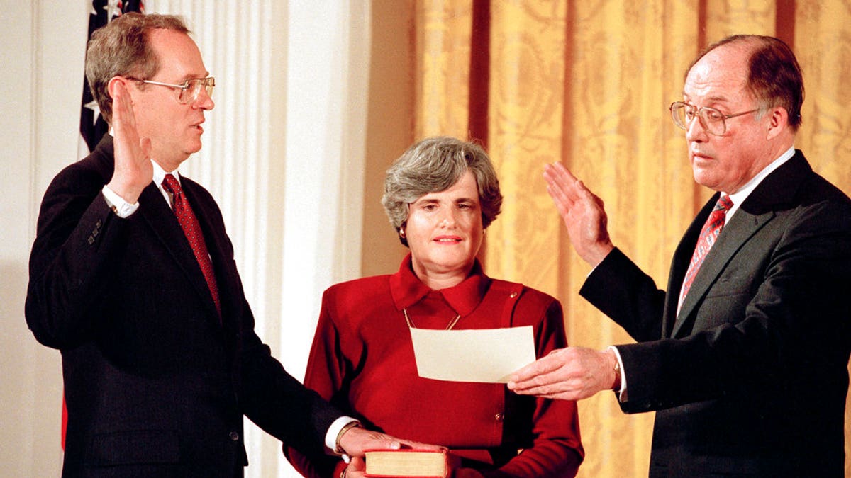 ANTHONY KENNEDY TAKING OATH AP