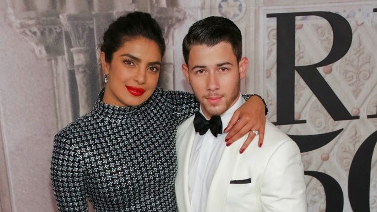 Priyanka Chopra, left, and Nick Jonas attend the Ralph Lauren 50th Anniversary Event held at Bethesda Terrace in Central Park during New York Fashion Week on Friday, Sept. 7, 2018, in New York. (Photo by Brent N. Clarke/Invision/AP)