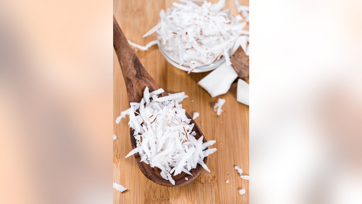 Portion of Grated Coconut