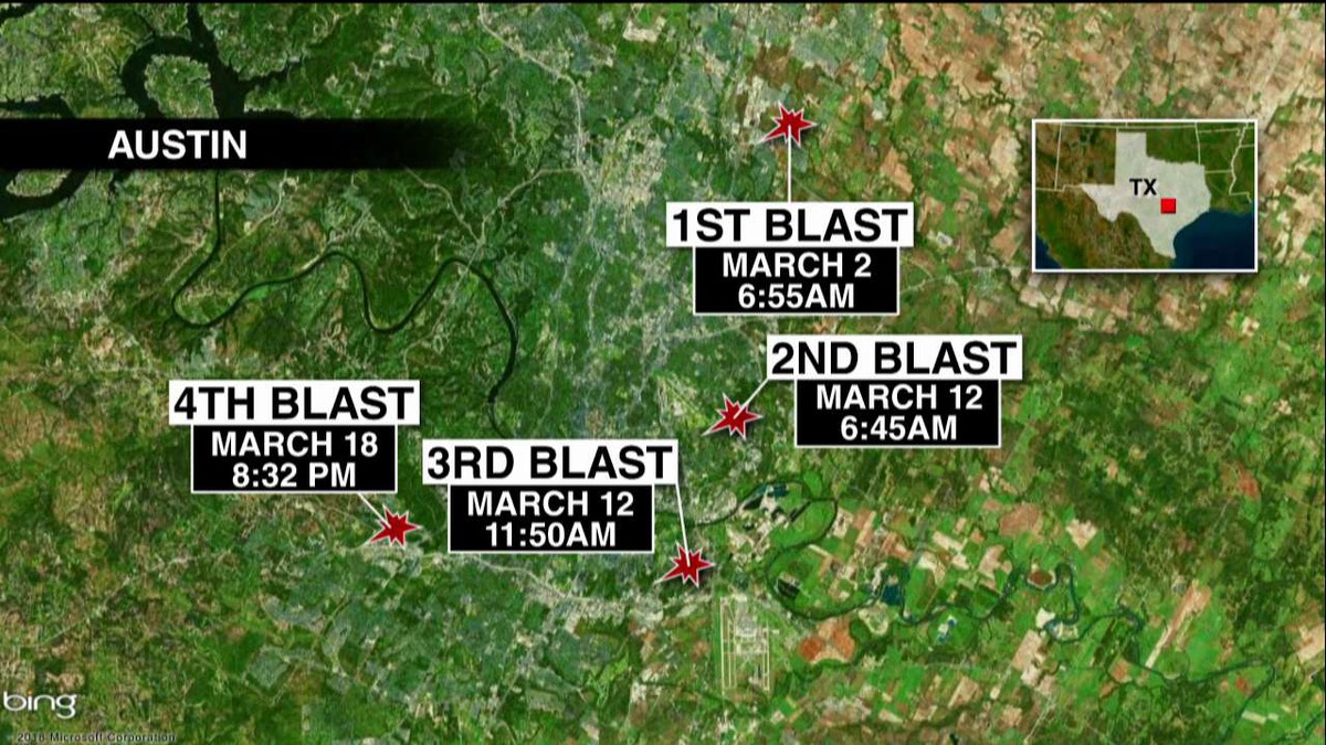 Austin Blast Locations