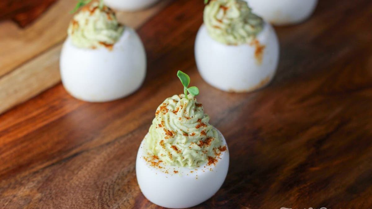 avocado devilled eggs