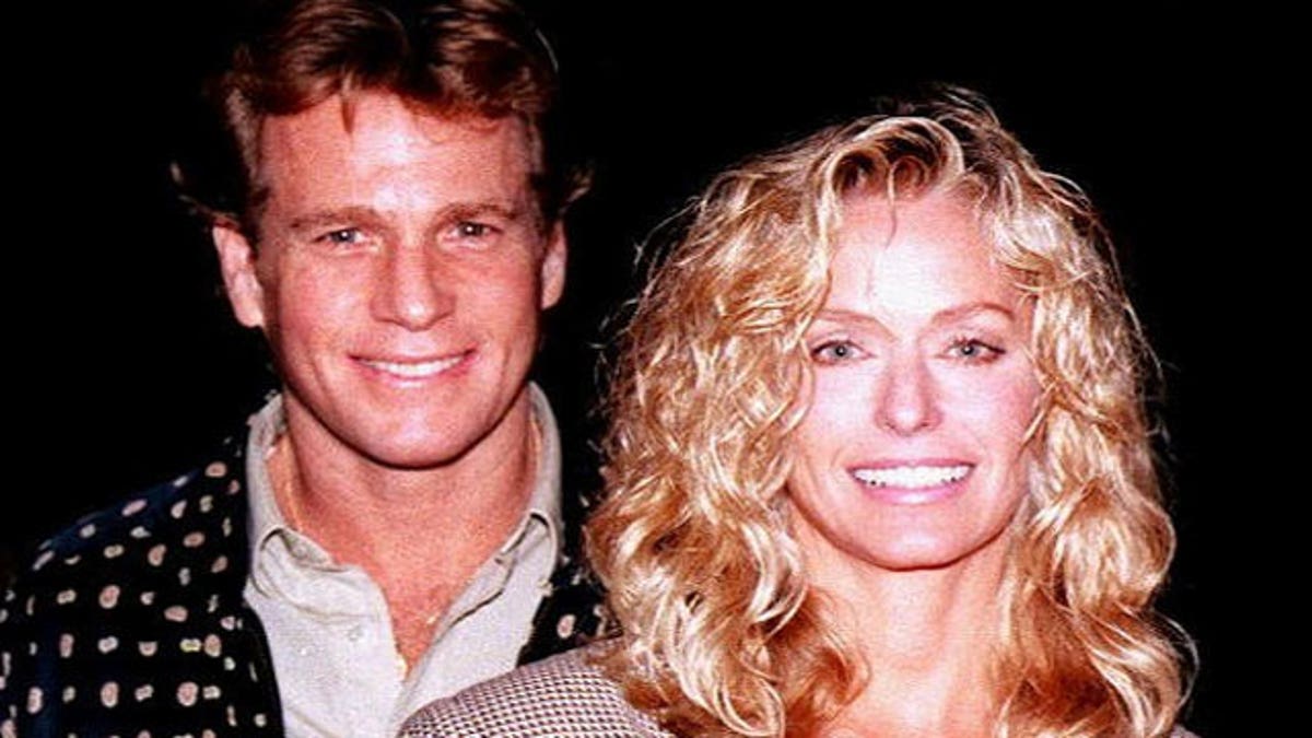 1987: Ryan O'Neal and Farrah Fawcett are seen together in a file photo.