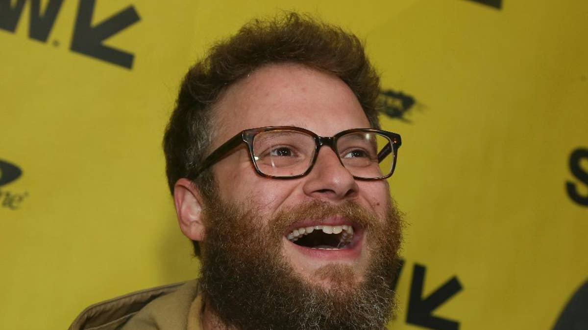FILE - In this March 12, 2017, file photo, Seth Rogen arrives for 