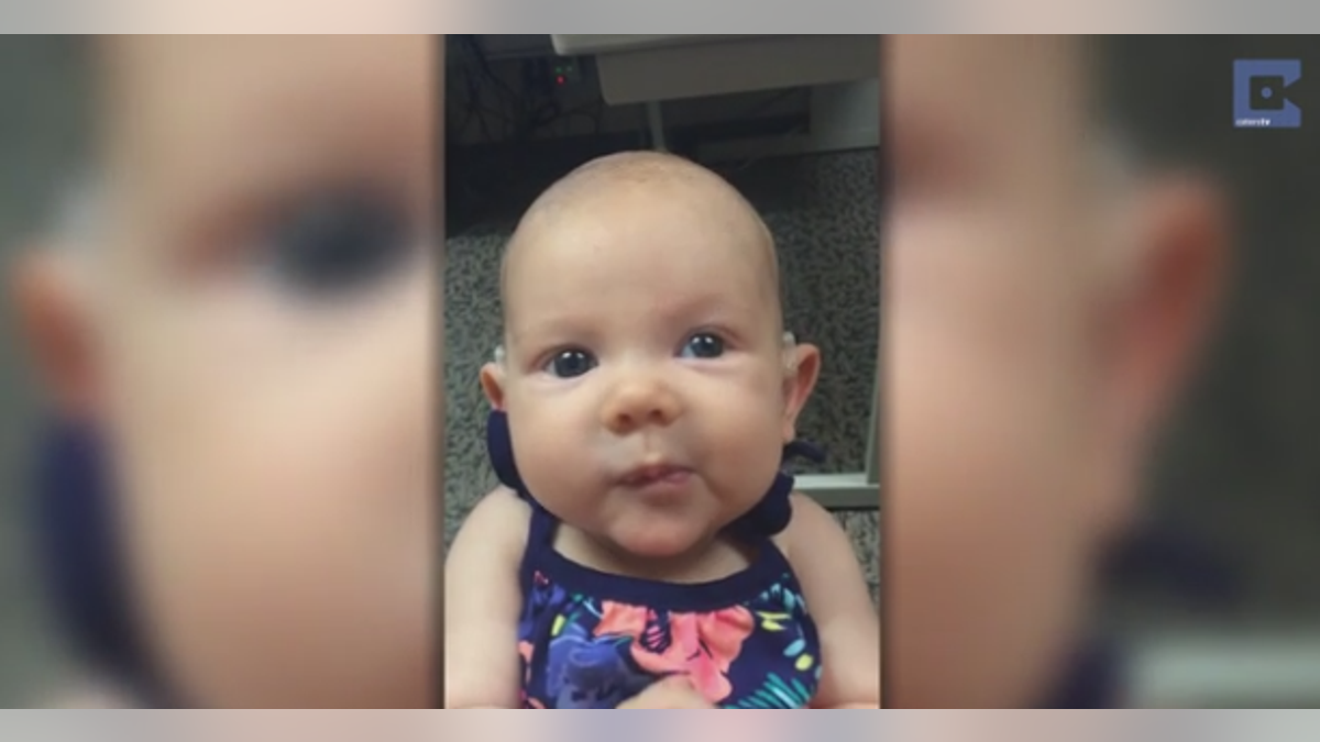 baby hears first time barcroft