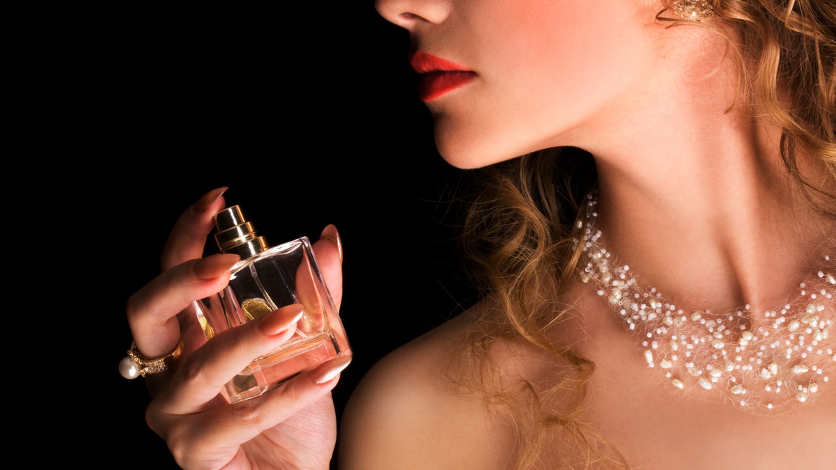 Beauty with perfume