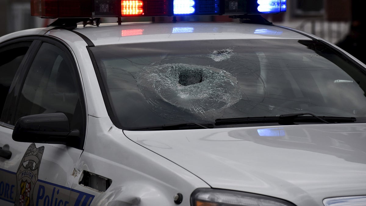 baltimore police car