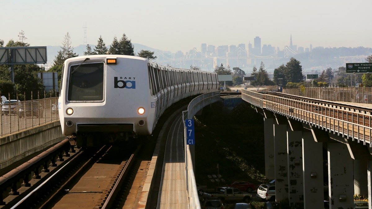 Bart train Reuters