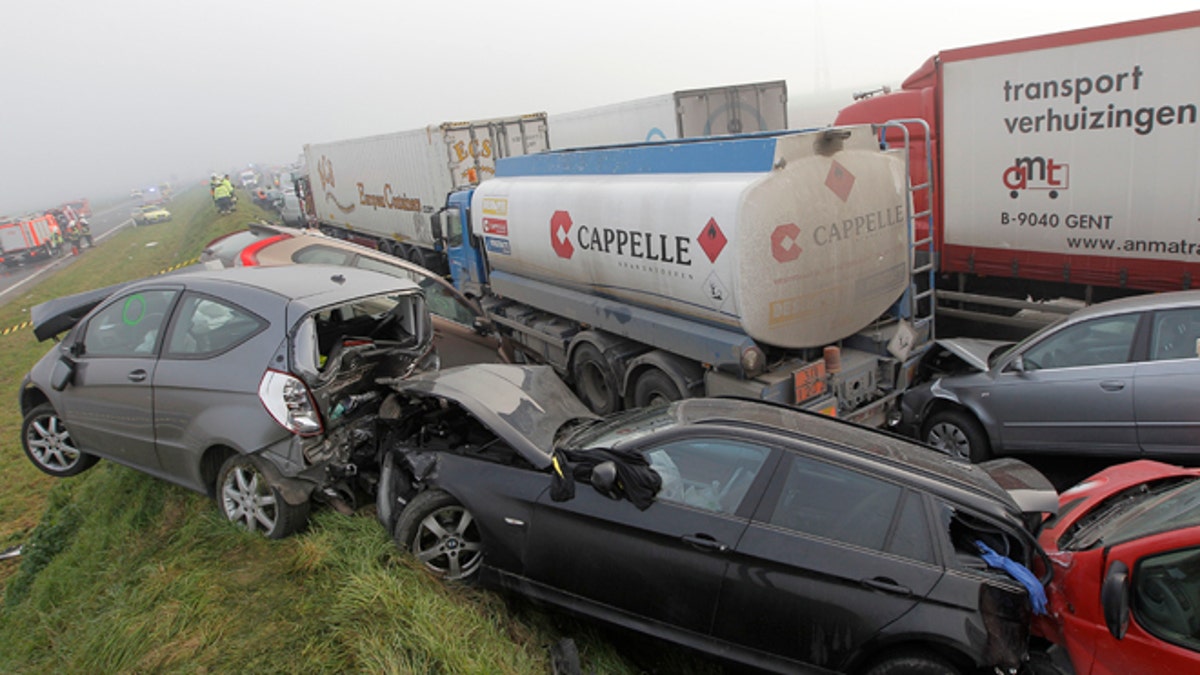 Belgium Highway Crash