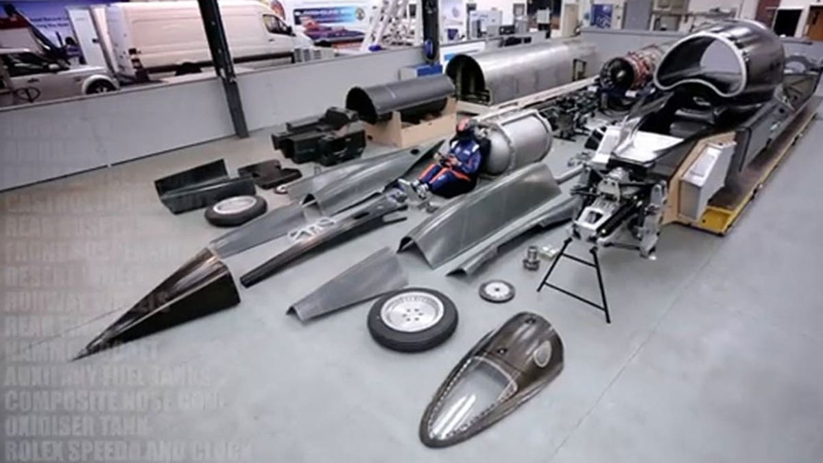 Bloodhound SSC ballistic testing shoots bits of wheel at driver at