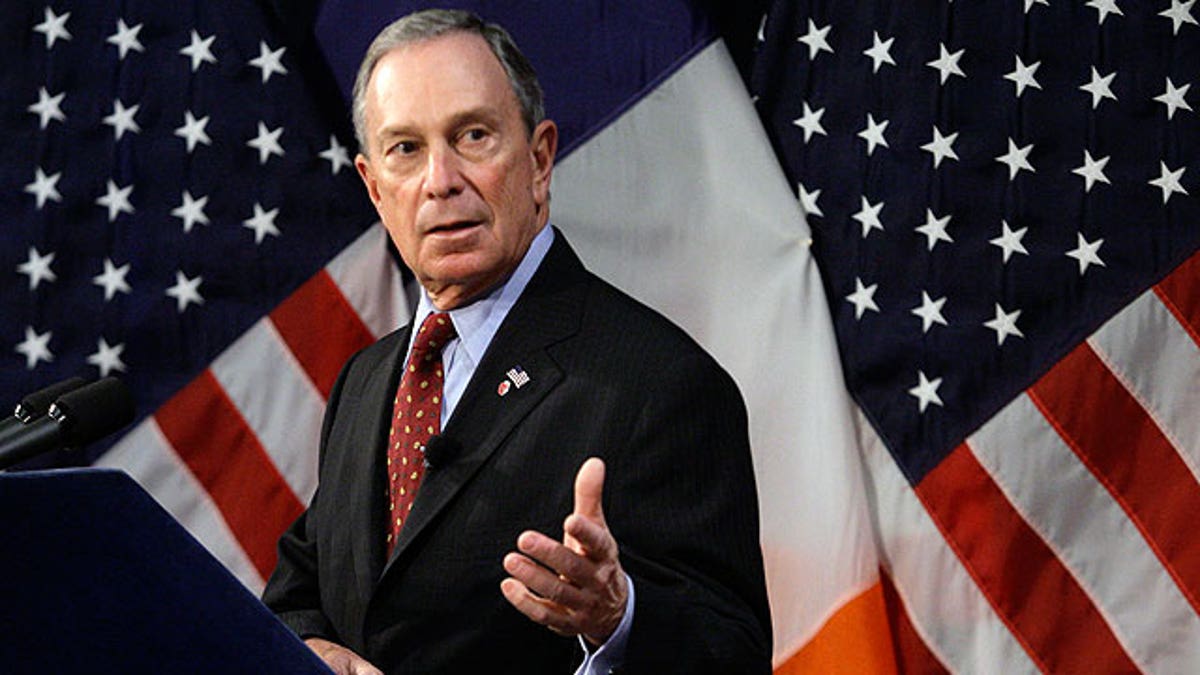 New York City Mayor Michael Bloomberg addresses the media during a news conference at City Hall in New York, Thursday, Jan 28, 2010. (AP)