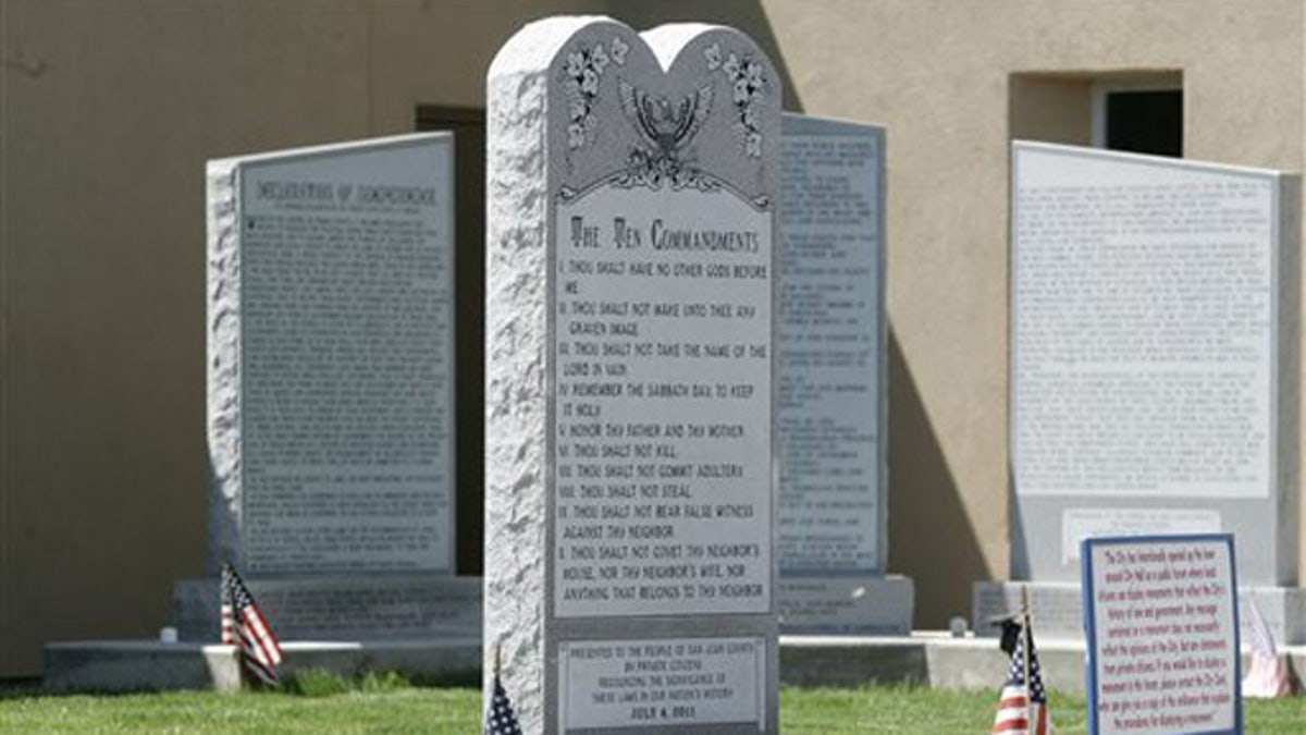 Bloomfield Ten Commandments