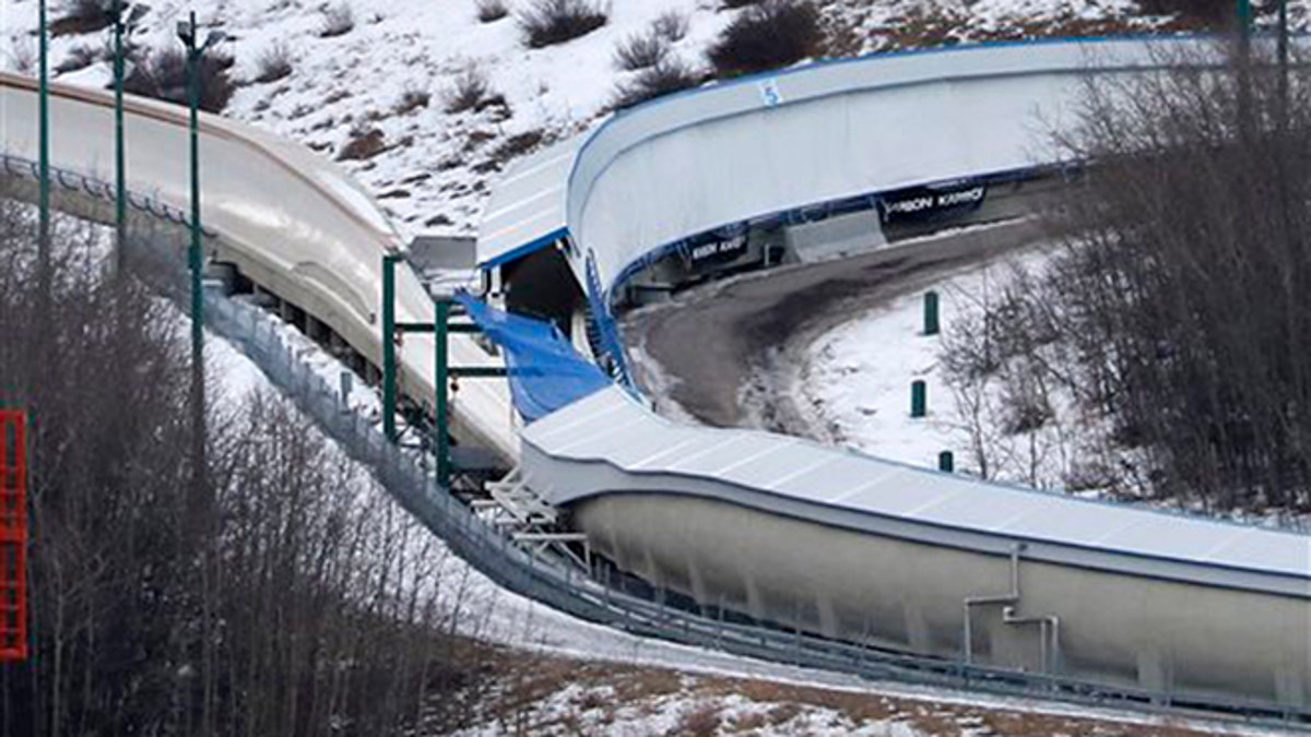 bobsled track