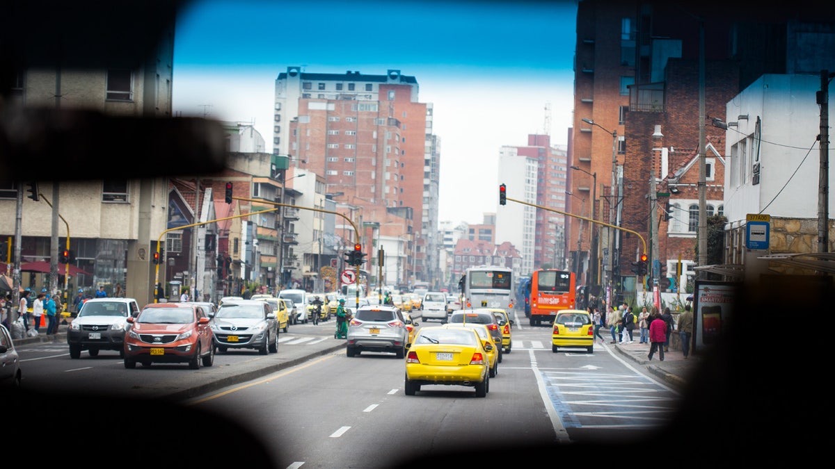 Driving Bogota Colombia