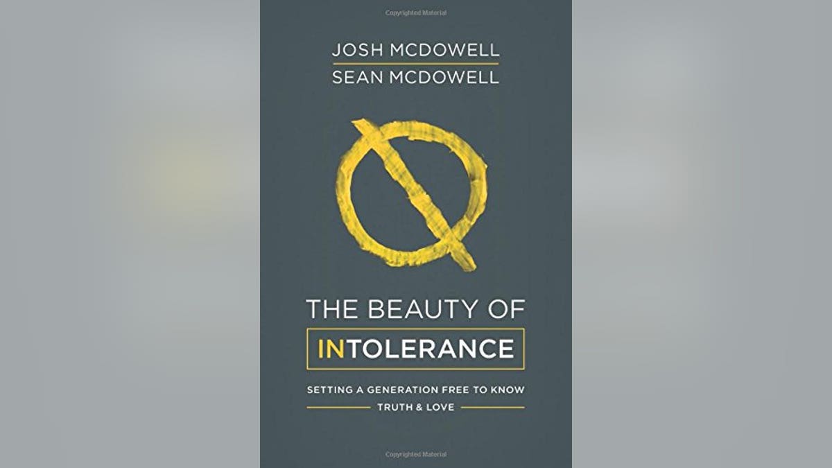 Book cover the beauty of intolerance