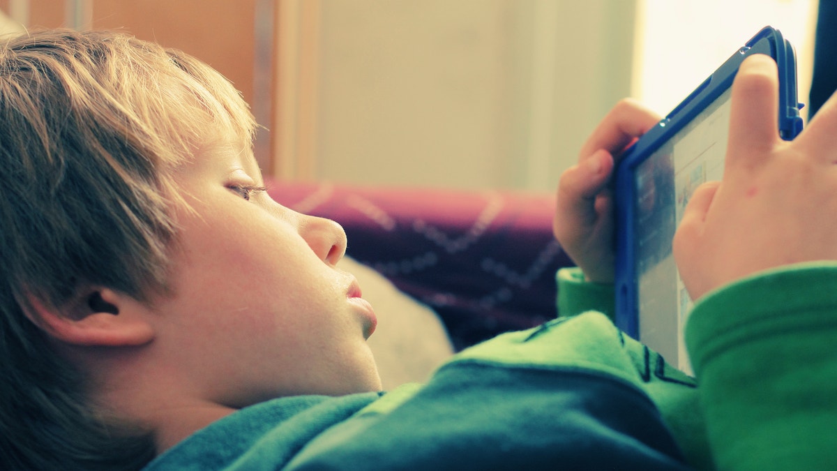 boy using laptop istock