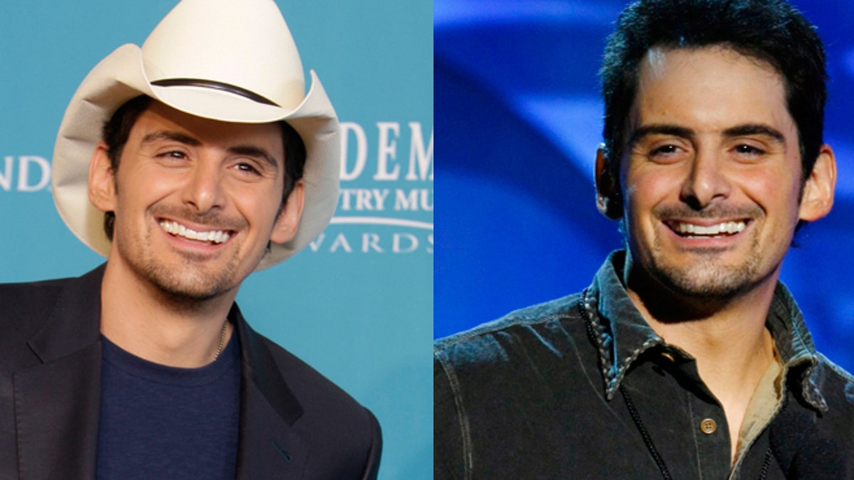 Country stars without their hats