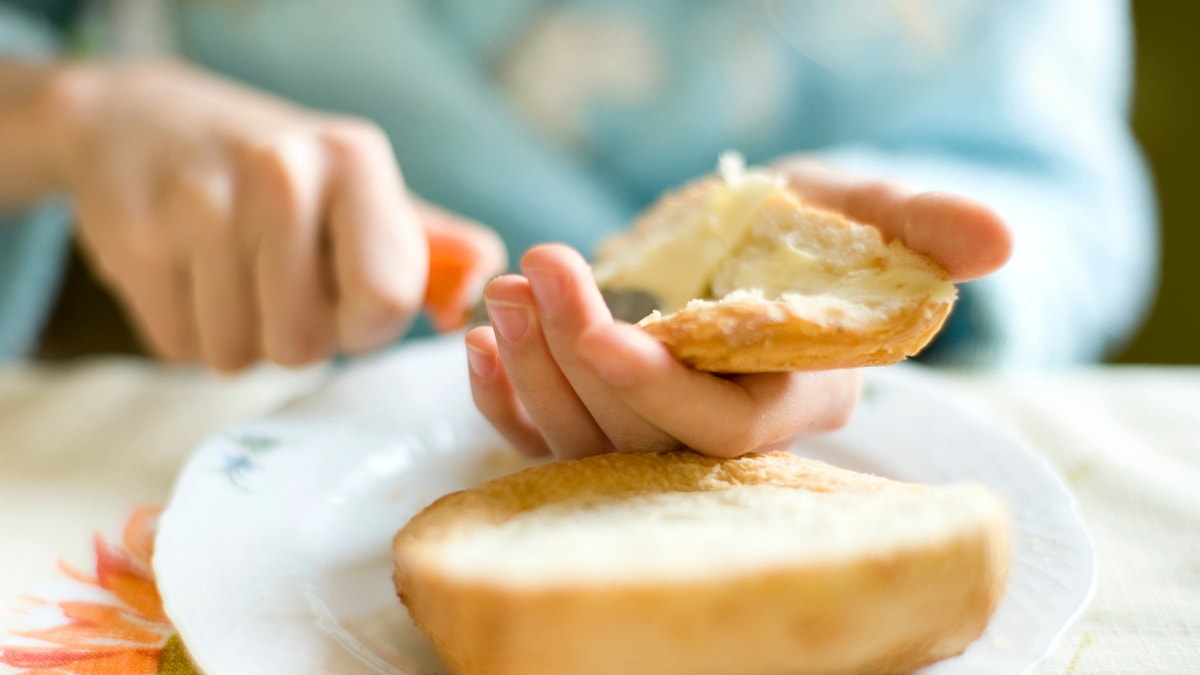 bread and butter buttered bread istock