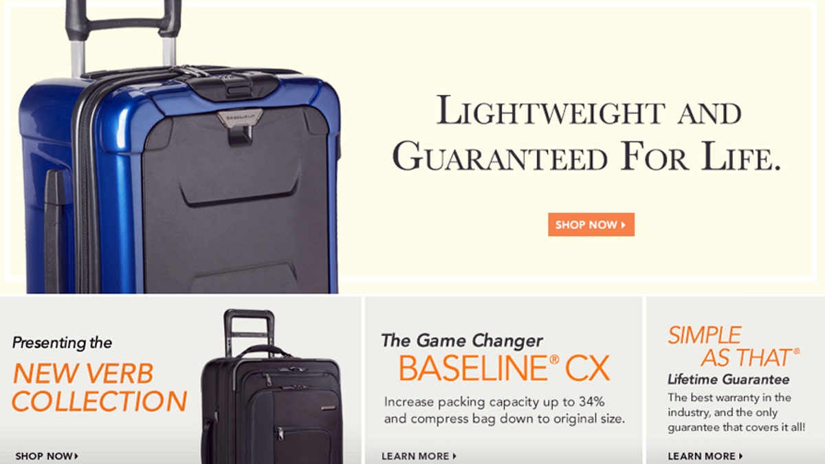 Carry-on Luggage Collection, Lifetime Guarantee