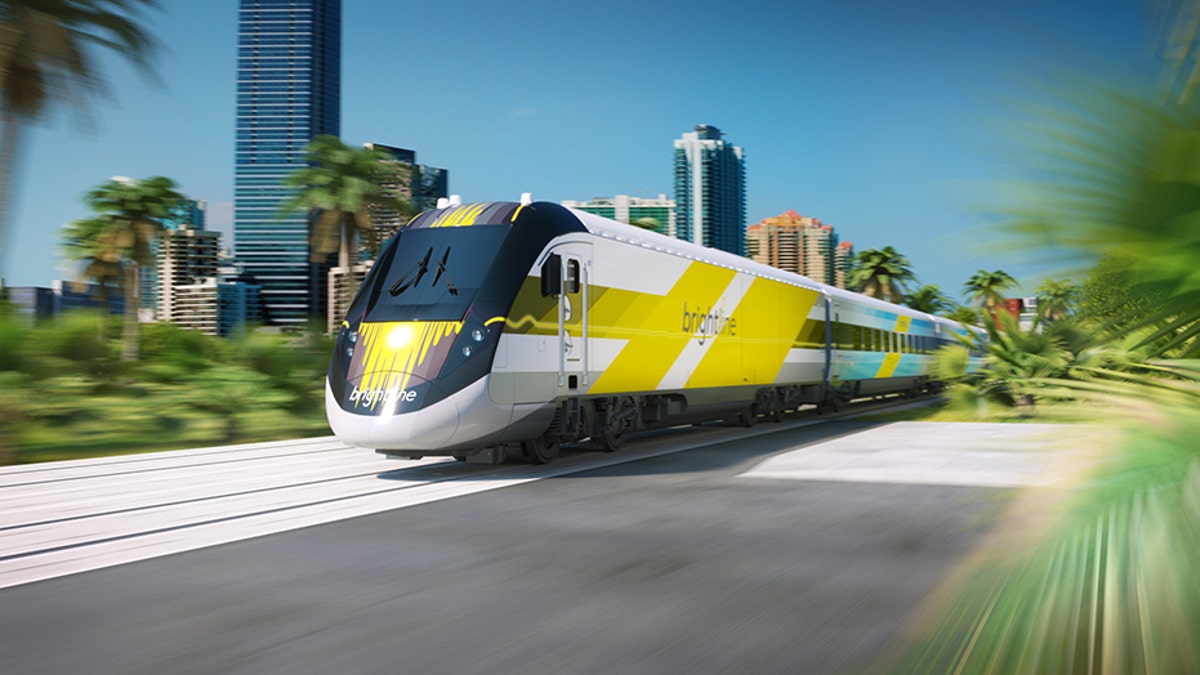 Brightline train hits woman, grandchild inside a car who had pulled onto the tracks