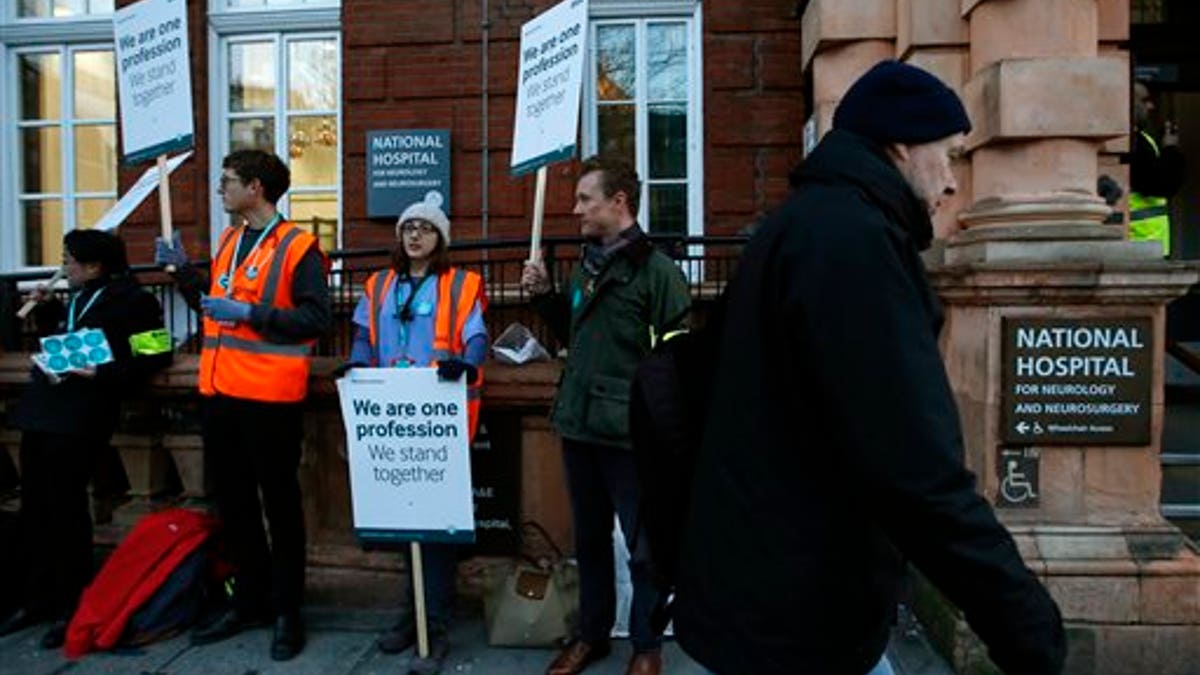 Britain Doctors Strike