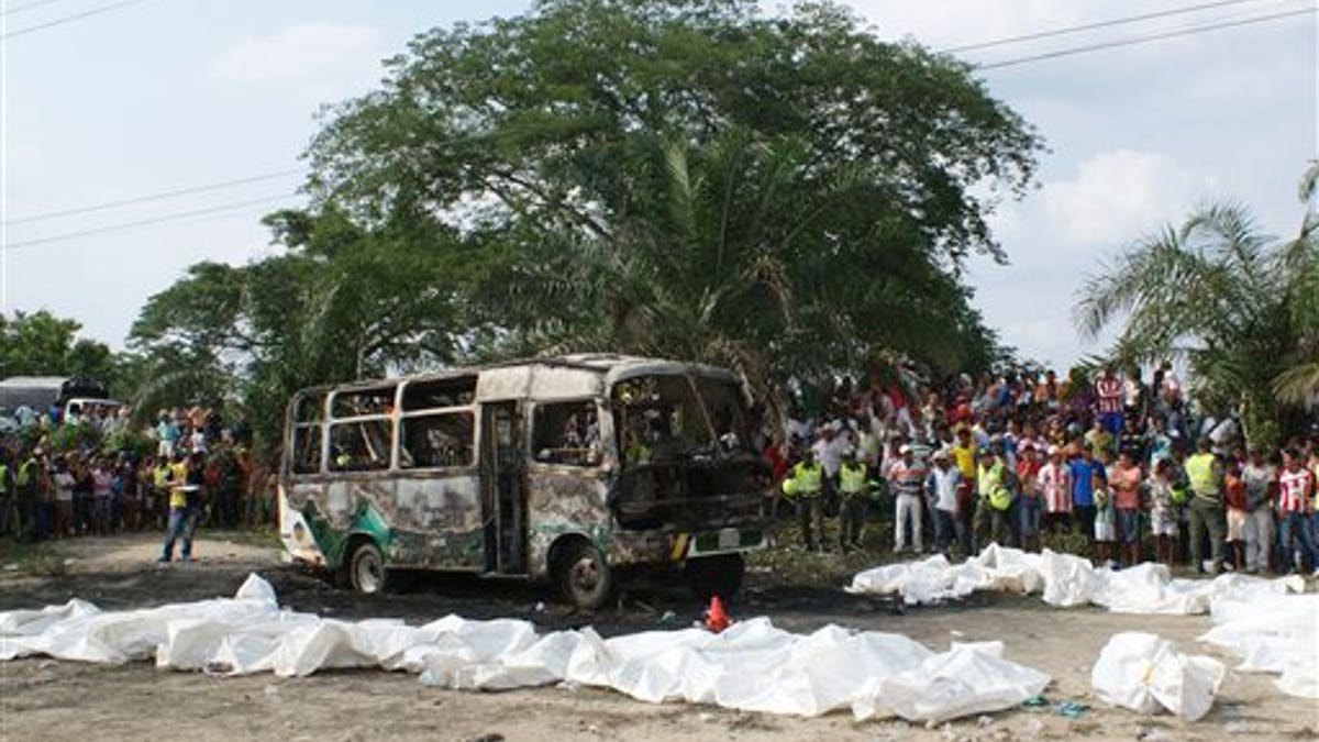 Colombia Bus Fire