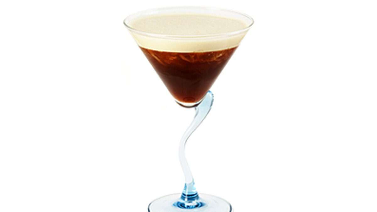 Coffee cocktail in glass #18