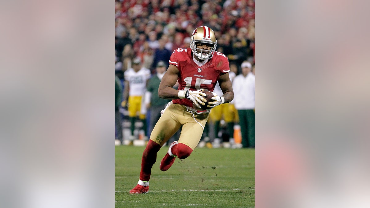 49ers Crabtree Football