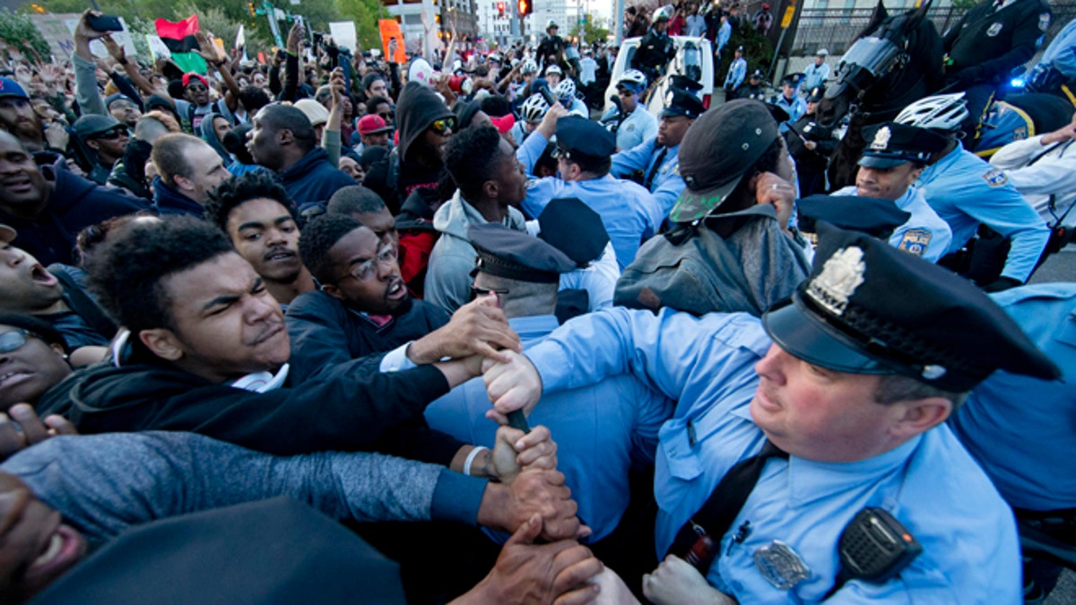 APTOPIX Baltimore Police Death Philadelphia