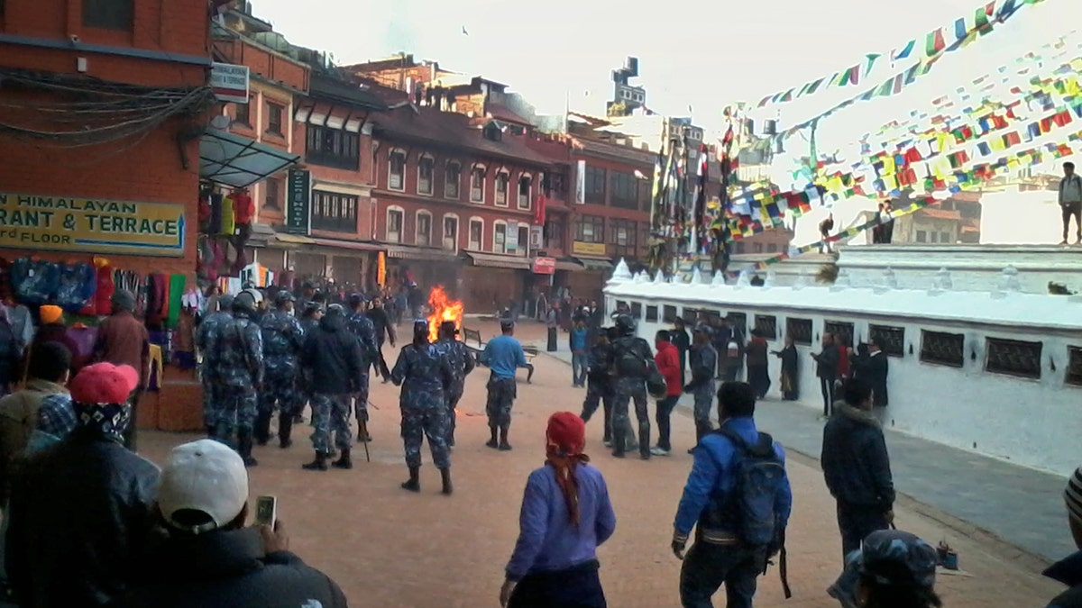 Nepal Tibetan Protester