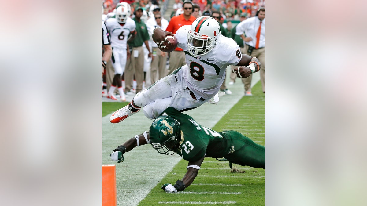 APTOPIX Miami South Florida Football