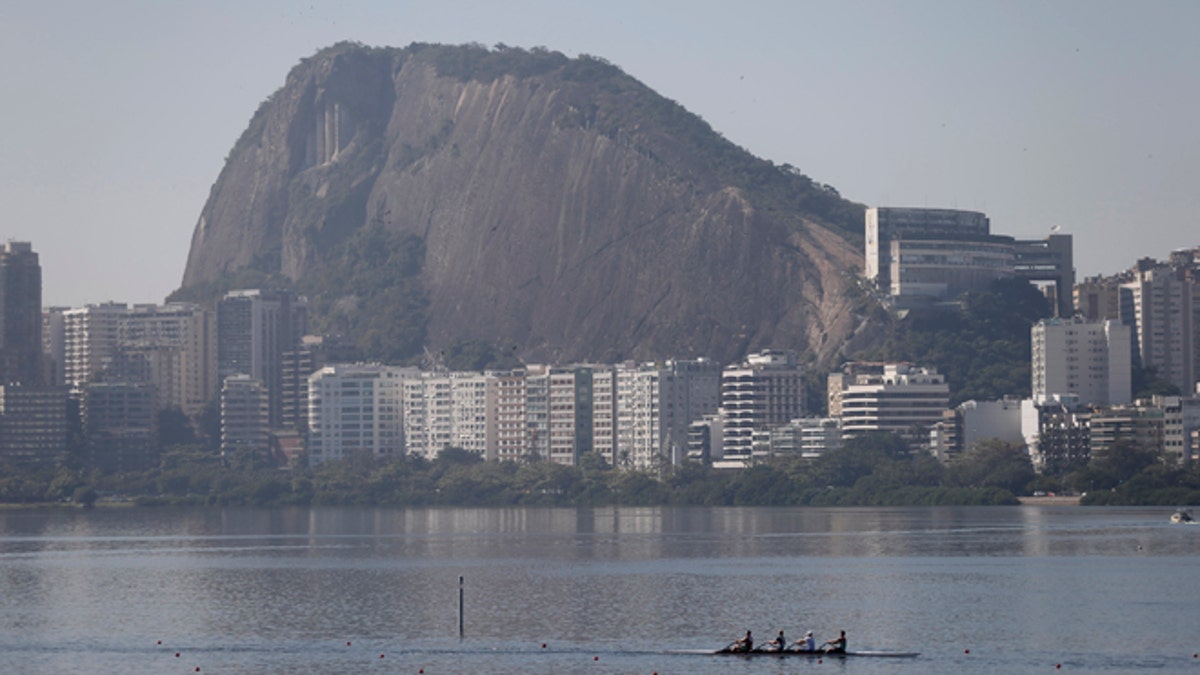 APTOPIX Brazil OLY Rio 2016 Filthy Water