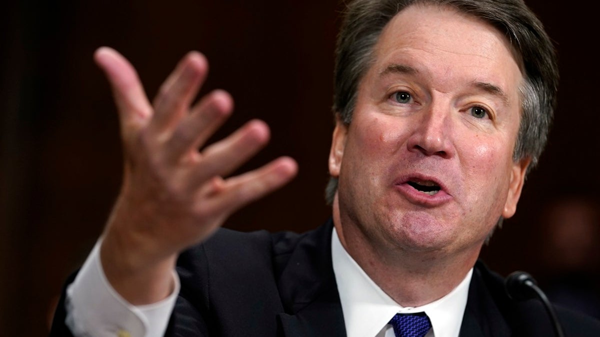 Supreme Court nominee Brett Kavanaugh testifies before the Senate Judiciary Committee on Capitol Hill in Washington, Thursday, Sept. 27, 2018. (AP Photo/Andrew Harnik, Pool)