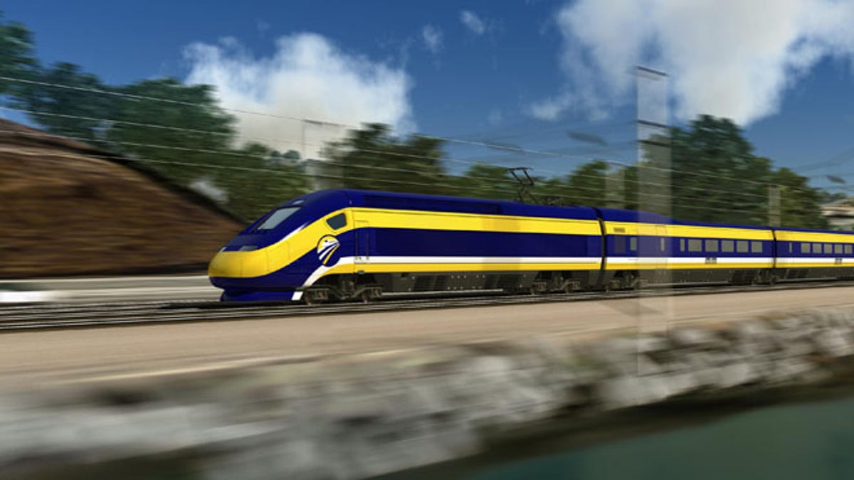 FILE: Feb. 13, 2013: California's high-speed train.