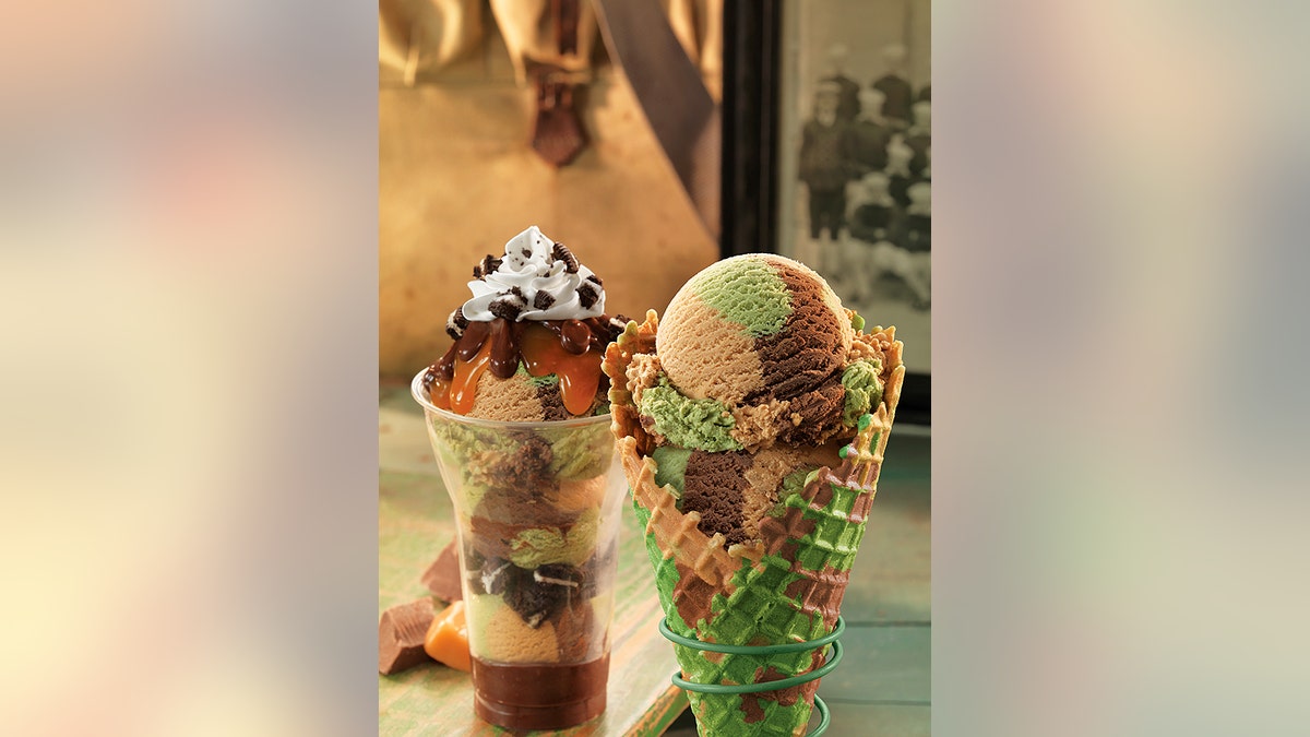 BaskinRobbins gets patriotic with new camouflage ice cream to