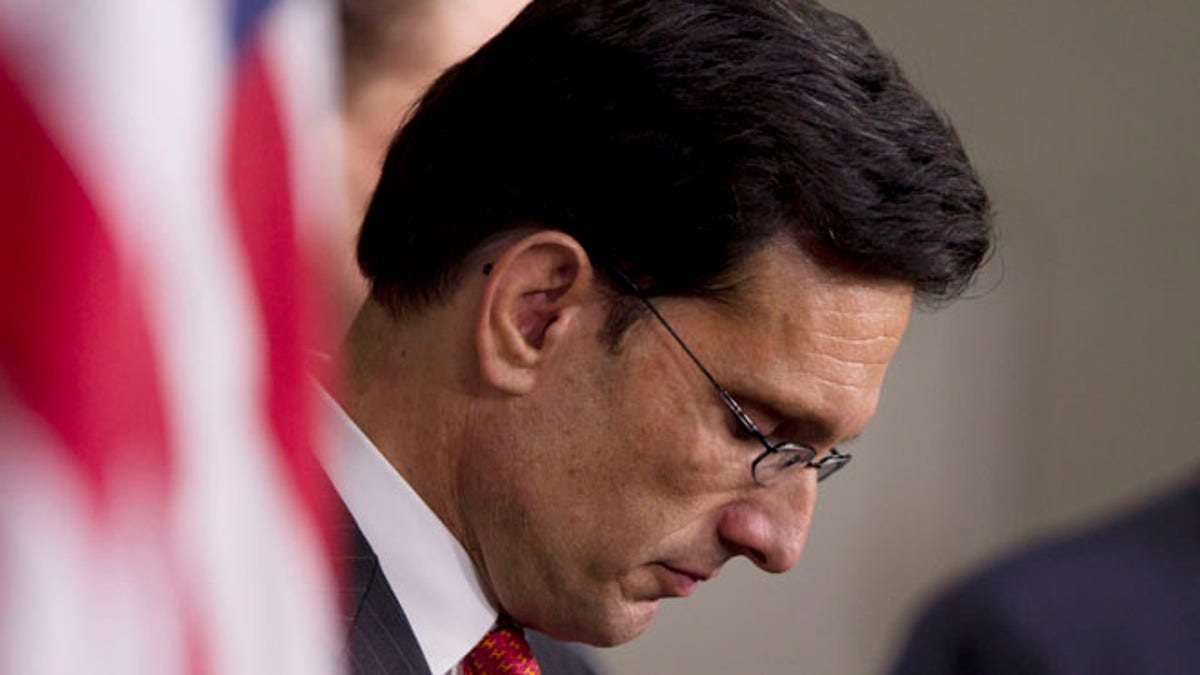 House Cantor Resigning