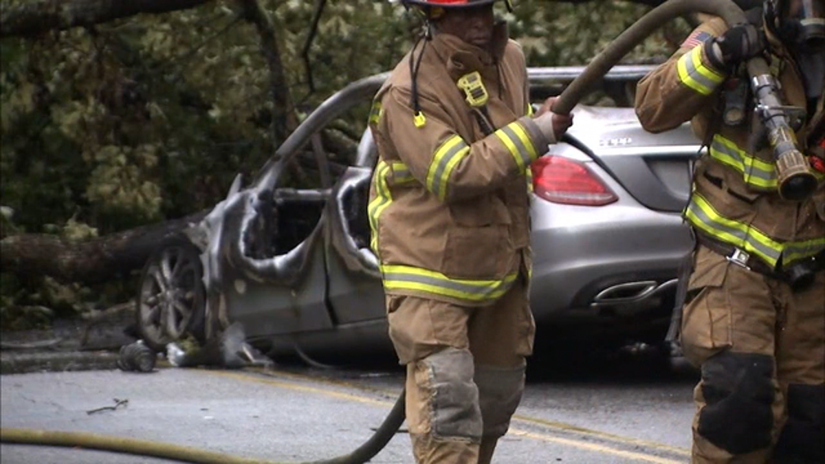 Georgia Car Fire 1