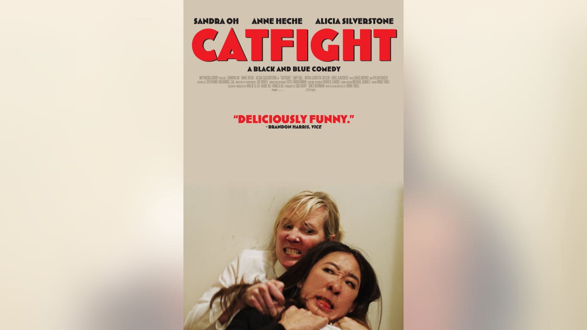 catfight movie poster press day