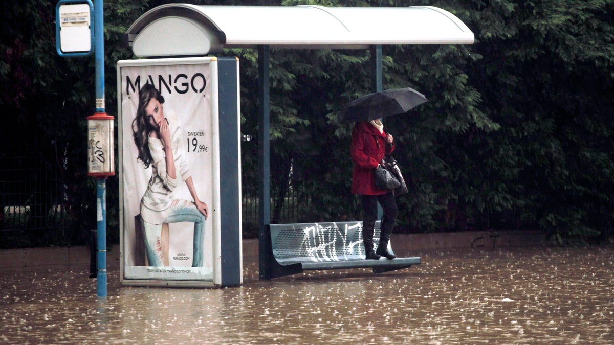 APTOPIX Greece Flooding